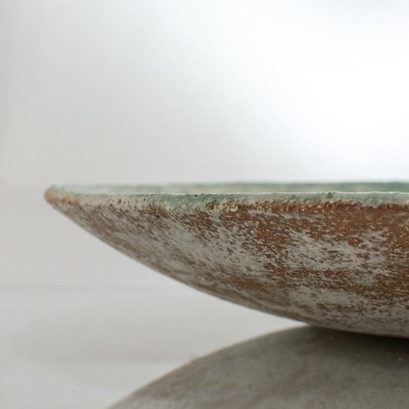 Handcrafted Artisan Stoneware Plate | Rustic Southwestern Pottery Decor - Picture 5 of 8